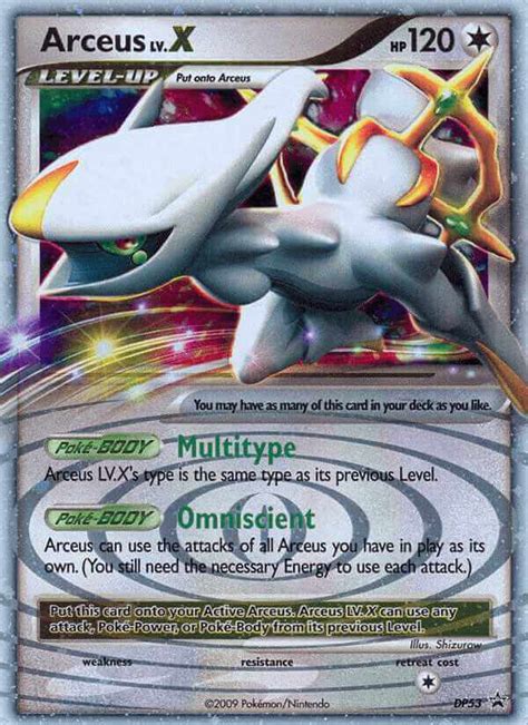 pokemon lv x cards list|arceus level x card value.